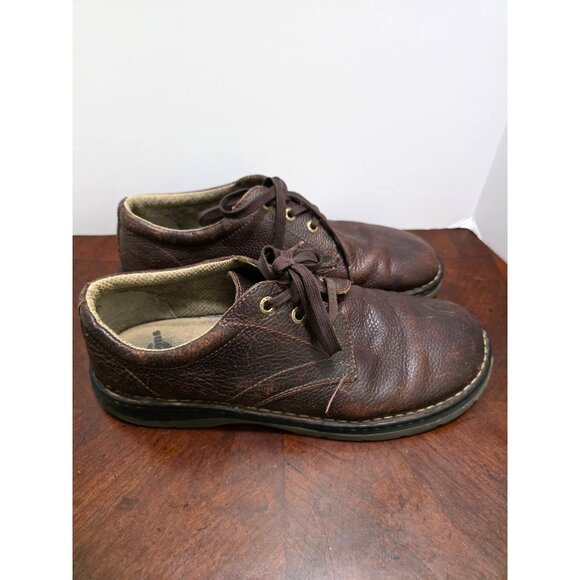 Dr. Martens Brown Leather Lace-Up Shoes Men's Size 12 Durable Casual Style - Picture 3 of 11